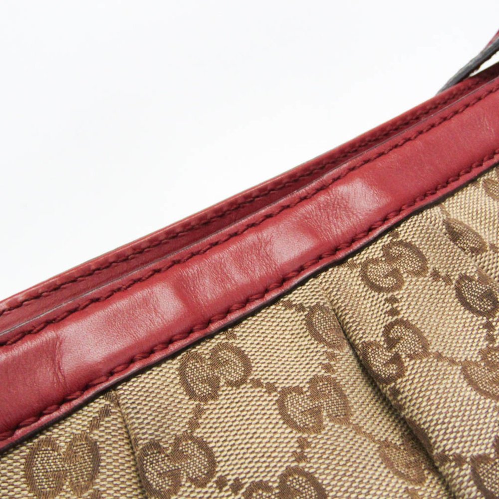 GUCCI Brown Leather Shoulder Bag - Picture 7 of 16